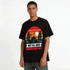 Wander Are Lost Sunset Forest Hiking Graphic Casual T-Shirt Pure cotton T-shirt