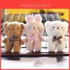 Niedlicher Teddybär-Plüsch-Schlüsselanhänger, 10 cm