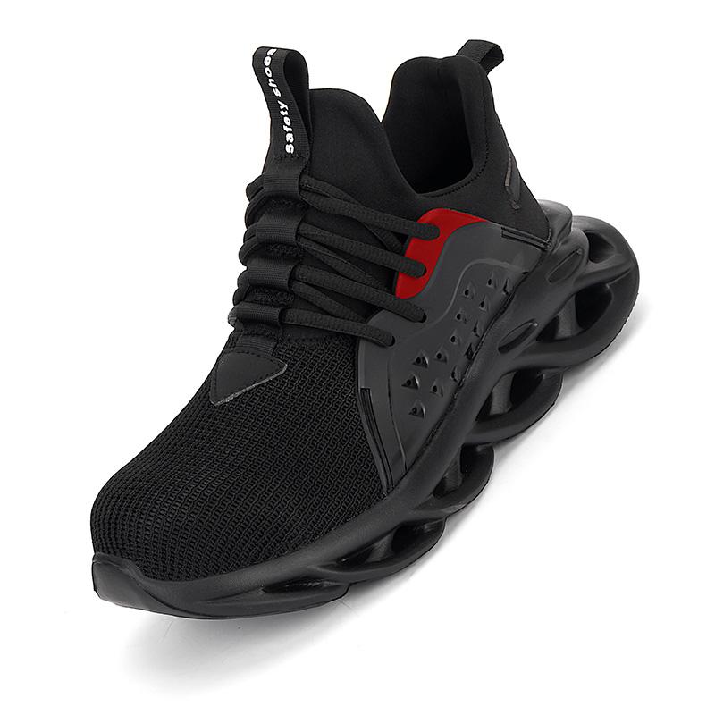 

Safety Shoes for Men Indestructible Protective Work Boots Anti-smash Work Shoes All-Season Casual Shoes for Warehouse & Logistic 37