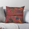 Birds Fish Vintage Mola Square Pillowcase Polyester Linen Velvet Pattern Zip Decor Home Cushion Case