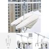 Windproof Hanging Shoe Rack For Balcony Adjustable Rotating Plastic Hanger