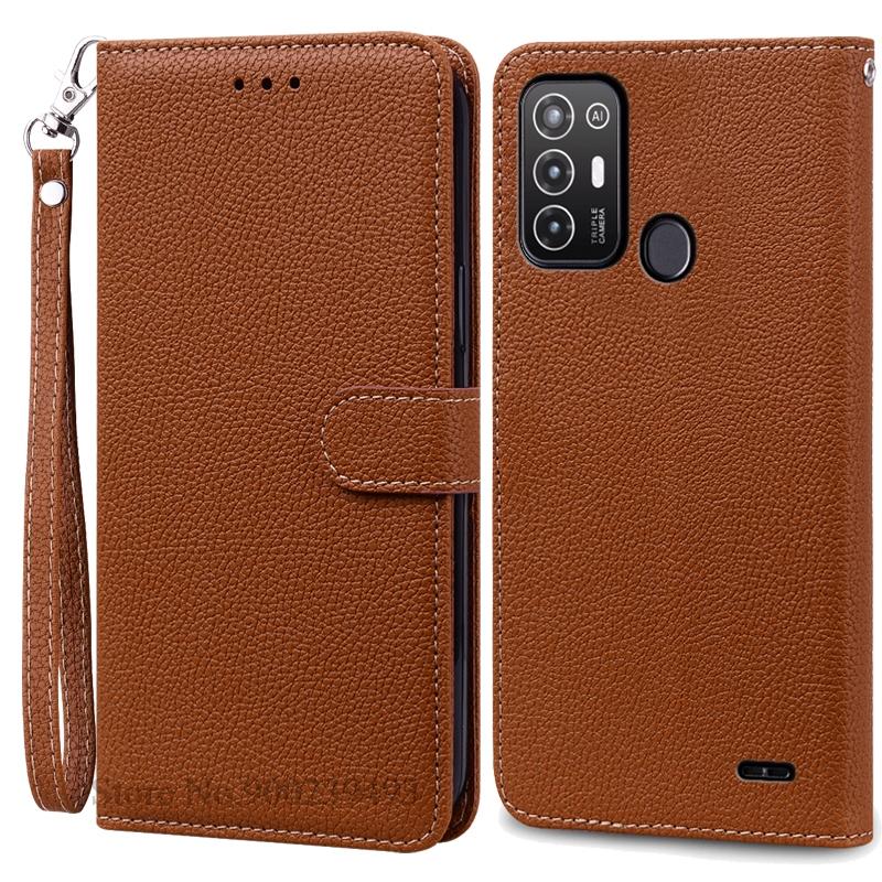 For ZTE Blade A52 Case PU Leather Flip Wallet Case For ZTE Blade A52 Case Silicone Back Cover Phone Coque Fundas