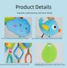 Aipinqi Rainbow Hanging Plush Car Toy and Baby Crib Rattle