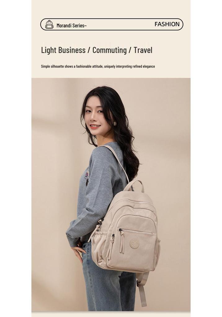 Zaino in Tela Leggero Versatile da Donna - per Pendolarismo, Viaggio e Studenti con Grande Capacità