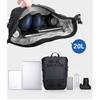 Detachable Zipper Inner Bag Waterproof Hanging Bag Large Capacity Combined Bag Multifunctional Motorcycle Rear Seat Bag 2-in-1/3-in-1/4-in-1