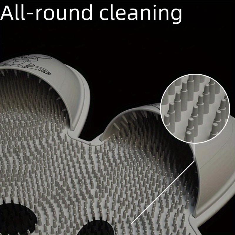 Silikon Rutschfeste Badematte, Kaninchen Massage Fußmatte | Hornhautentferner, Duschfußschrubber, Essentiell für Wohnmobile und Badezimmer zu Hause