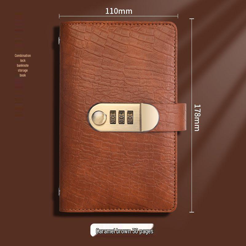 Secure Coin & Cash Storage Album with Password Lock - Waterproof, Dustproof, Anti-theft, Large Capacity Piggy Bank