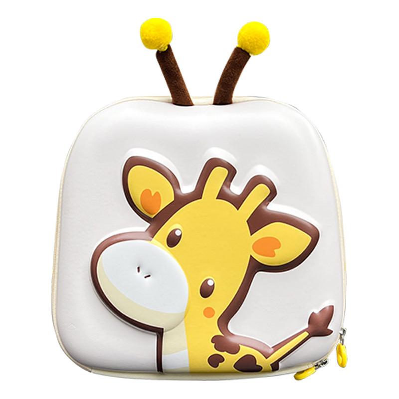 Adorable Cartoon Deer Backpack For Kids Breathable Pvc Material Toddler School Bag
