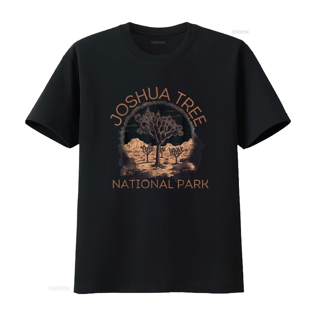 Joshua Tree Nationalpark Landschaft T-Shirt vintage gewaschen weich lässig atmungsaktiv leicht Designer-Kleidung dehnbar homme