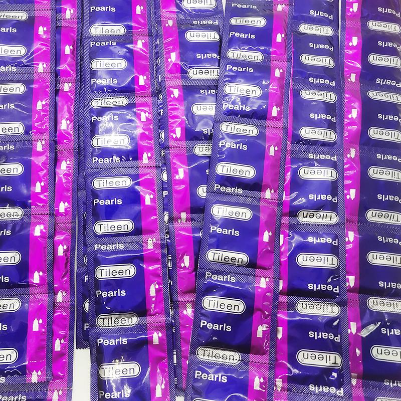 160 80pcs / lot 52mm презерватив с dot flavor Extra Super-lubrication ...