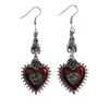 2022 Gothic Punk Rose & Bloody Eye Bat Earrings