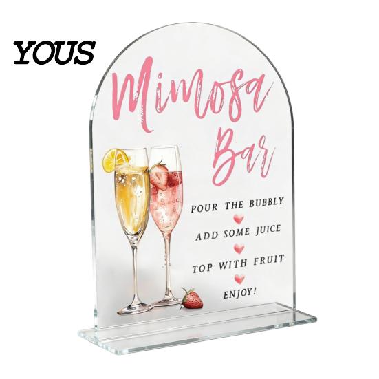 Table Number Plates Arch Wedding Numbers, 1-10 Place Cards with Stands, Holders Clear Acrylic Signs for Receptions, Parties, Anniversaries,