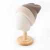 100% Cashmere Double Layer Double Sided Knit Beanie Hats Warm Winter Two Tone Caps Versatile Reversible Headwear Multi Color