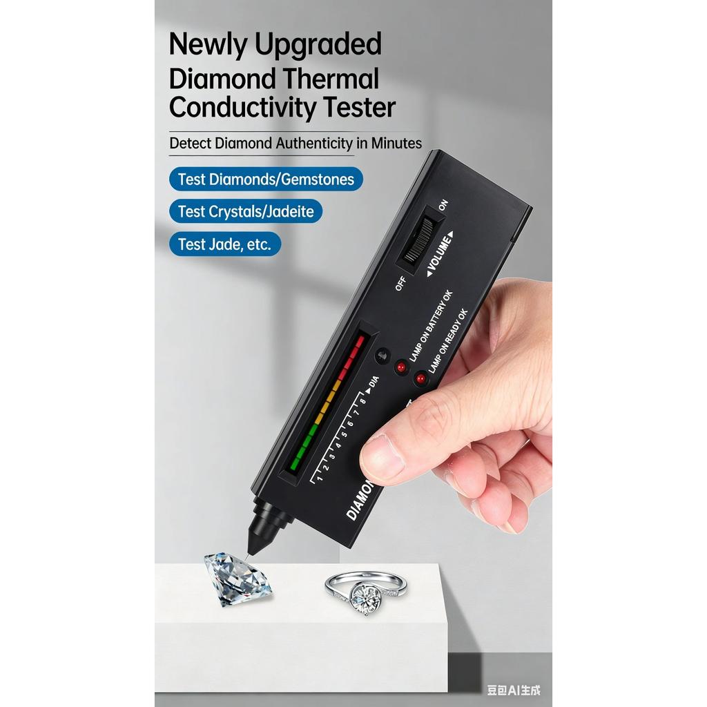 New Diamond Tester High Accuracy Diamond Tester Pen Jewelry Diamond Tester Professional Diamond Selector Diamond Tester Kit
