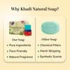 Khadi Natural Herbal Soap Gift Set 10 Soap Pack of 1 | Handcrafted Essential Oil Soaps | Gentle Natural Cleansing