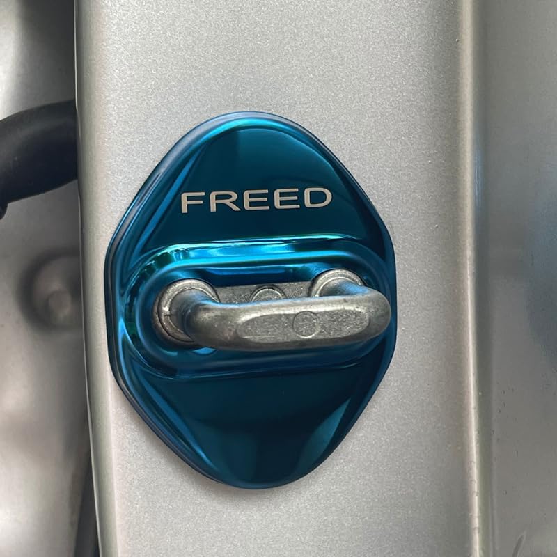 MEKOMEKO Honda New Freed GT Series Striker Cover Door Lock Cover Plated Accessories Interior Parts Stainless Steel 4PCS Easy Installation June 20