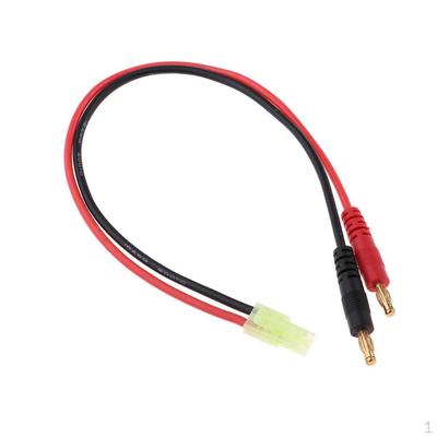 Mini Connector To 4.0mm Banana ,RC Battery Adapter Cable ,16AWG ,34cm