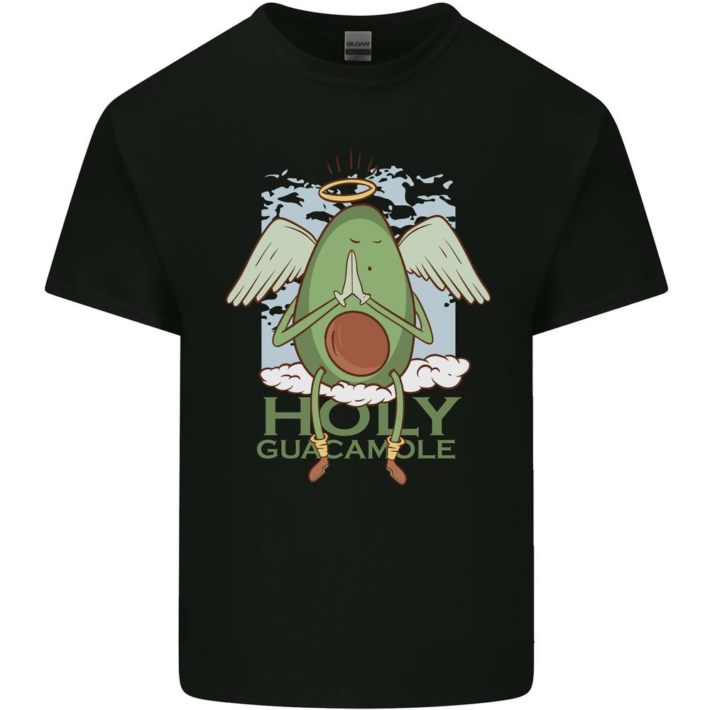 Holy Guacamole Funny Food Angel Mens Light Cotton T-Shirt Unisex T-Shirt L