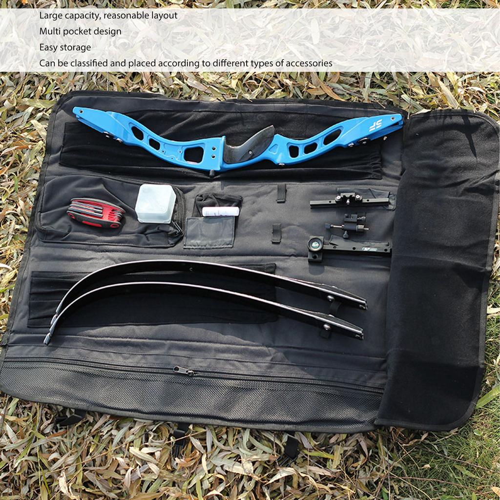 Folding Recurve Bow Bag Outdoor Shooting Competition Bow and   Storage Bag Archery   Holder