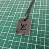 [Used] Louis Vuitton/Louis Vuitton Pendantif Champs Elysees Black LV Logo Necklace/g499-30