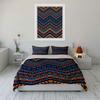 Boho Tribal Geometric Pattern Bedding Duvet Cover Set  (1*Duvet Cover 2*Pillowcases, without duvet insert)