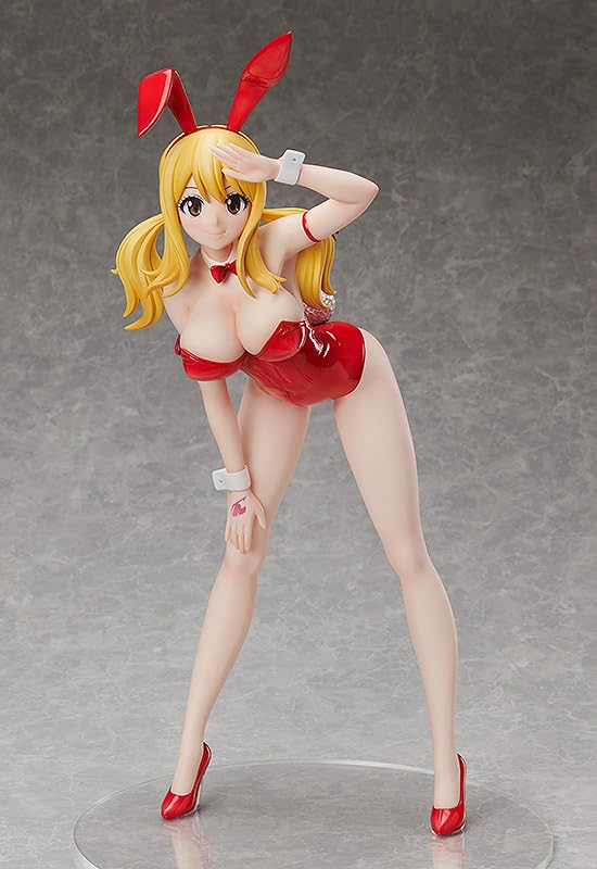 Figurină din plastic pictată la scară Lucy Heartfilia Iepuraș Desculț versiunea anime TV "FAIRY TAIL". 1/4