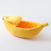 Banana Shaped Deep Sleep Pet Nest Warm Winter Cat Bed Indoor Soft Small Dog Cat Sleeping House Furniture