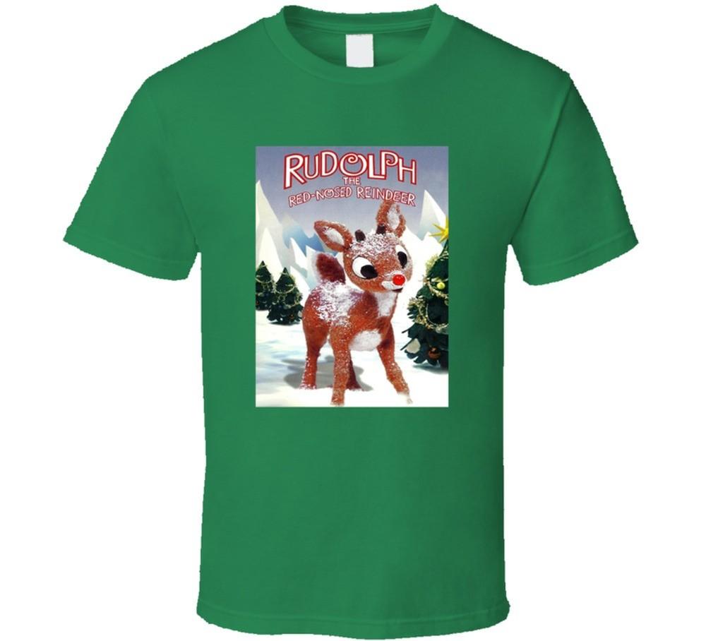 Rudolph The Red Nosed Reindeer Tee Animated Christmas Classic Movie T Shirt Unisex T-Shirt S