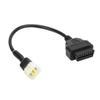 6-Pin Diagnoseanschlusskabel OBD Diagnoseadapter Ersatz für Delphi Motorrad