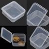 5Pcs Small Transparent Plastic Storage Box Clear Square Multipurpose Display Box