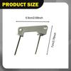 Thread Stand 2 Spool Pin Easy to Install Lightweight Portable Holder Embroidery for Sewing