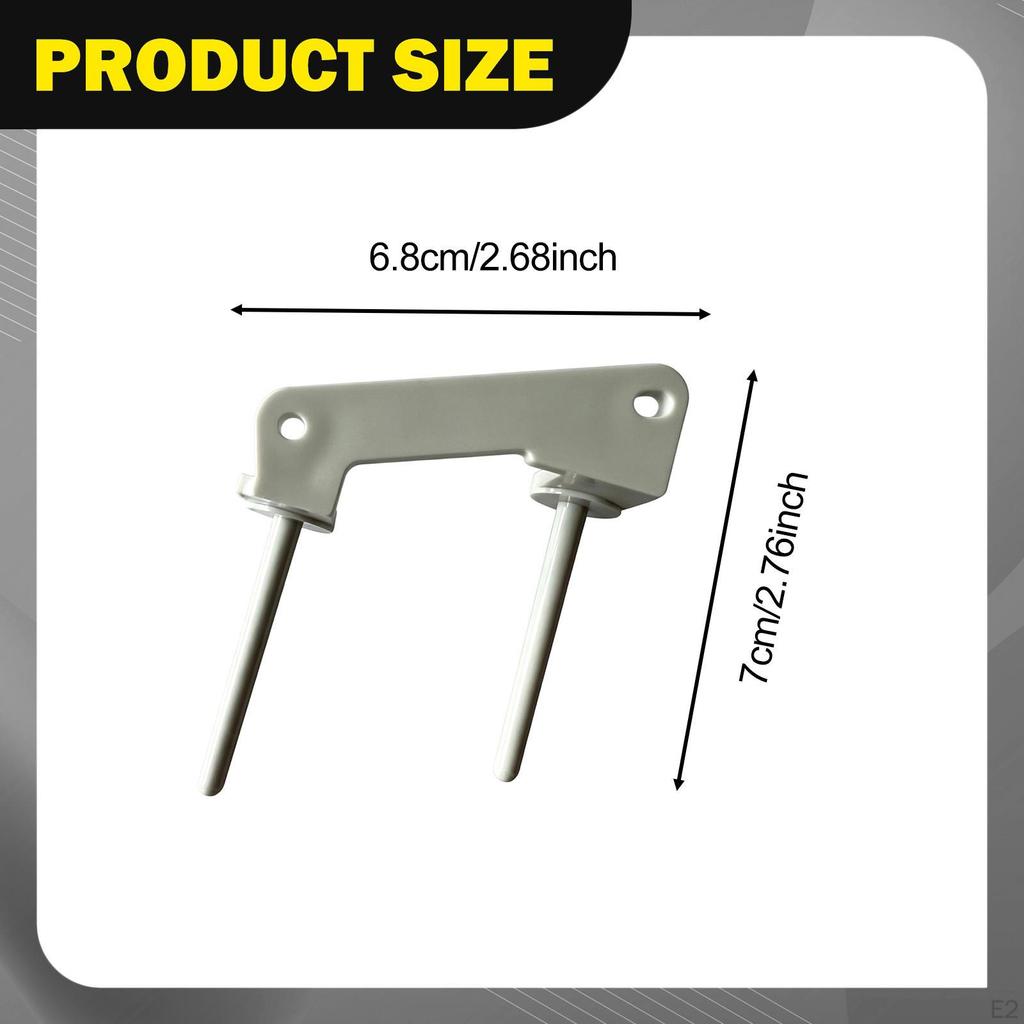 Thread Stand 2 Spool Pin Easy to Install Lightweight Portable Holder Embroidery for Sewing