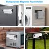 Magnetic Paper Towel Holder for Fridge Toilet Paper Roll Holder Magnet Towel Rack Wall Mount Fridge Organizer for Paper Towels