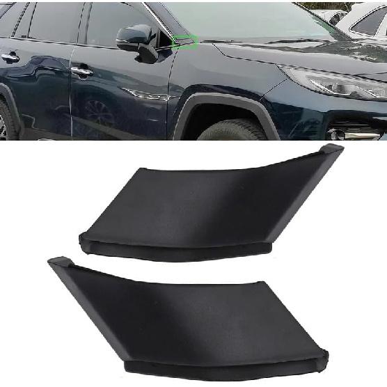 Auto Parts 1/2pcs For Toyota For RAV4 2019 2020 2021 2022 2023 2024 Car Front Side Door Window Pillar A Cover Trim Left/Right Decorative Panel Stable
