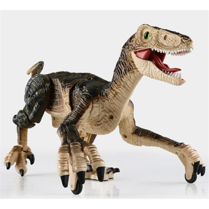 Jouet - Dinosaure - Raptor Velociraptor - Télécommande électrique - Lumières - Rechargeable