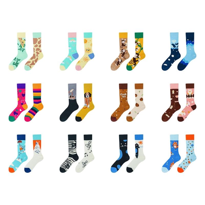 Novelties Funny Sock Cotton Boot Socks Fashion Ankle Socks Winter Warm Crew Socks Dress Socks for Women Girls Gifts