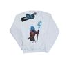 DC Comics Mens Aquaman Battle Silhouette Sweatshirt