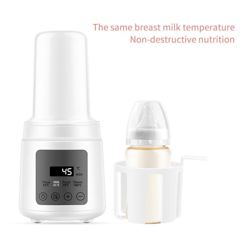Portable Baby Milk Bottle Warmer Single Bottle Heater for Breast Milk Formula Intelligent Newborns Feeding Bottle Warmer