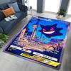 Gengar Pokémon kortų plotas kilimas svetainei namų dekoras sofos stalo vaikiškas kilimėlis neslystantis kėdės poilsio zonos grindų žaidimų kilimėlis Potdemiel