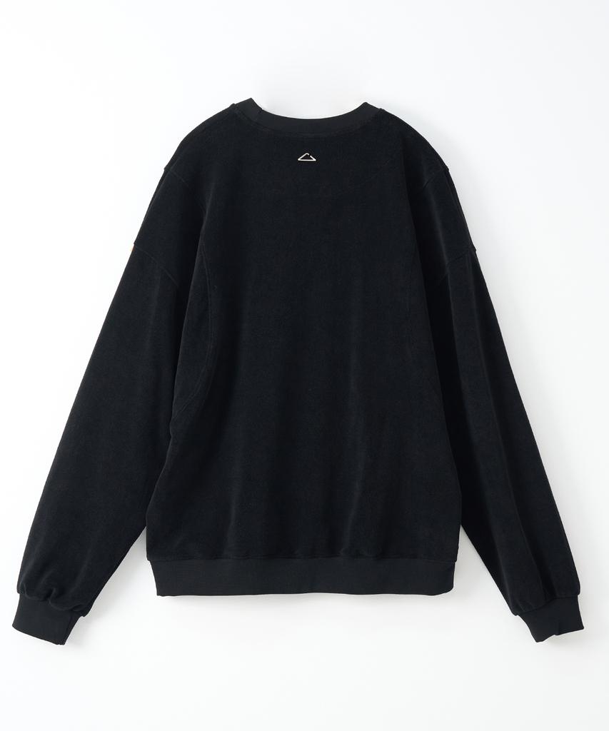 IHDO Signature Cutline Terry Sweatshirt_Black