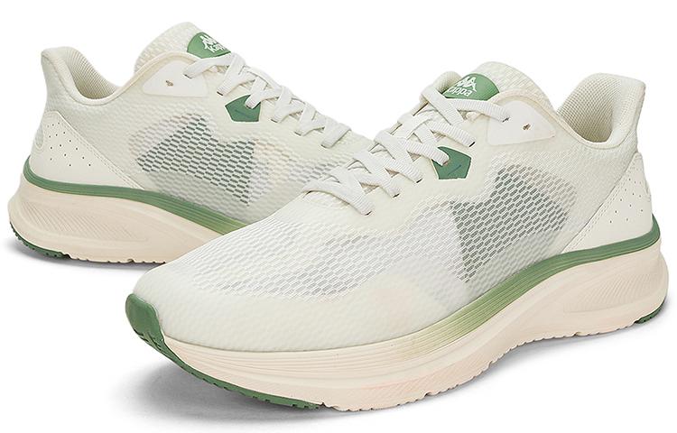Men's Sneakers Kappa Slip Resistant, Abrasion Resistant, Lightweight Low Top Running Shoes Unisex White Cyan