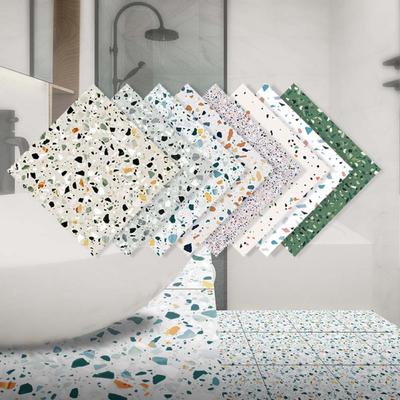 4pcs 30X30cm Simulate Tile Floor Sticker Bathroom Kitchen Waterproof Wall Stickers Home Decor