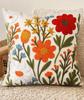 Spring Summer Boho DoubleSided Pillow Case Mushroom Moon Decorative Cushion Cover Print Home Decor for Couch Bed Sofa Room