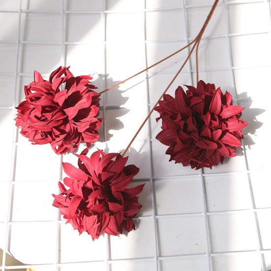 

1Pc Artificial Peony Charming Decorative Faux Silk Flower Photography Props Fake Flower for Wedding