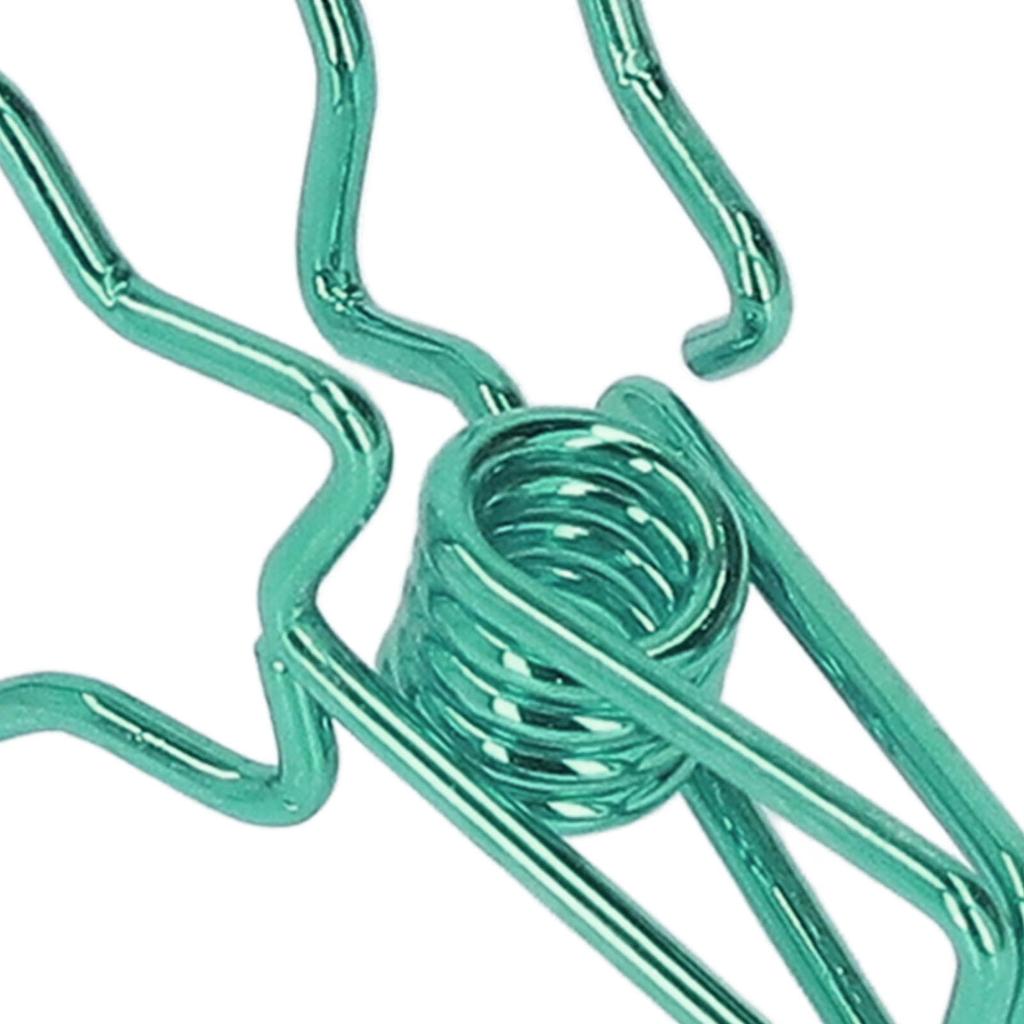 100pcs Star   Clips for Student Cute Cartoon Strong Clamping Force Sturdy Metal Paper Clamps for Account Tickets