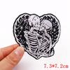 Skull Personality Punk Rock Embroidered DIY Iron On Patch Thermoadhesive Patches for Clothing Jeans Jacket Bag Badge Decoration