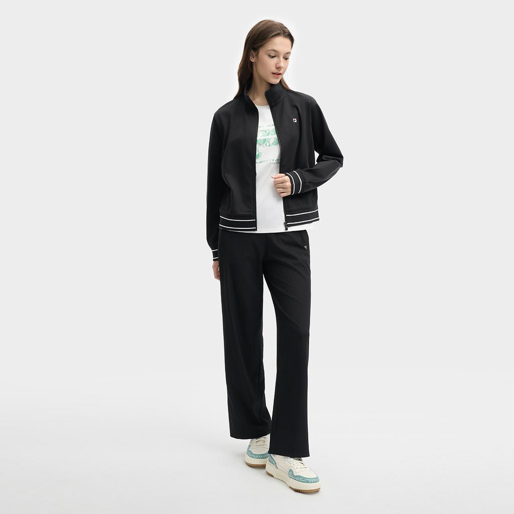 New FILA Jacket Women's Jet Black BK F11W528507FBK