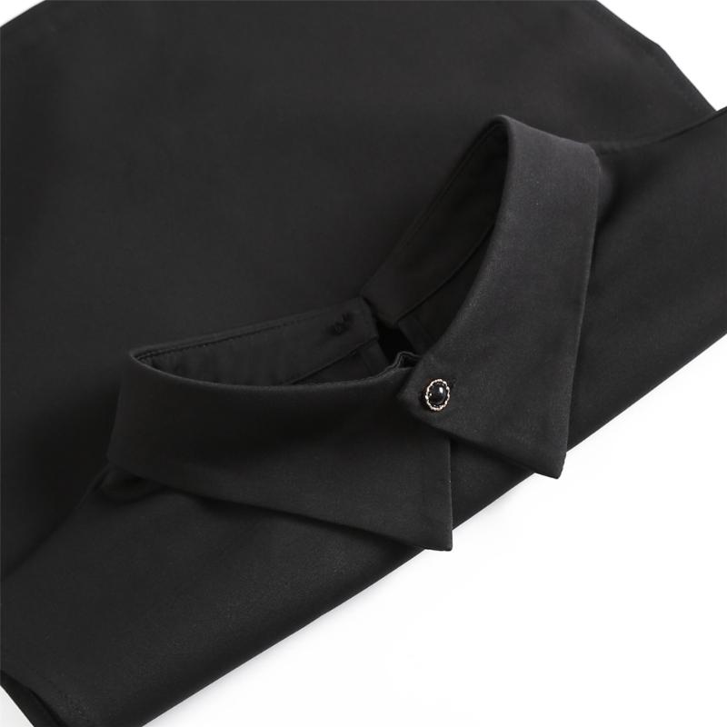 Breathable Lapel Collar Detachable Collar Turn Down Collars Decorative Neckwear for Women Formal Event Styling Accessory