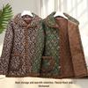 2025 Neue florale Samt-Baumwolljacke für Damen - Gemütliche, stilvolle Oberbekleidung für Senioren