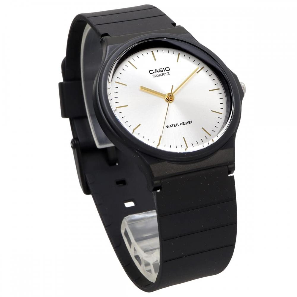 Casio CASIO Analog Watch Chipkashi Cheap Casio MQ-24-7E2L Urethane Belt Unisex Silver Overseas Model
